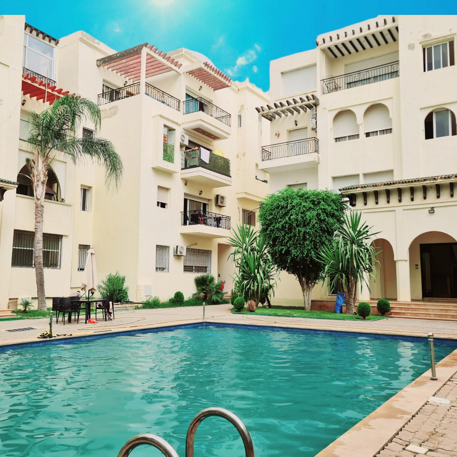 Fes Urban Apartment - Urban Elegance With Garden And Pool Access Exterior foto
